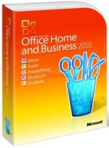 Microsoft - Office Home and Business 2010 English