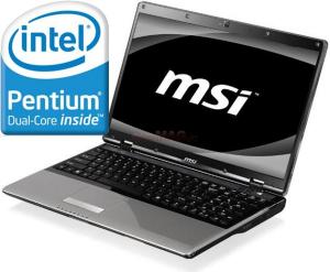 MSI - Promotie Laptop CX623-054XEU (Dual-Core P6100, 15.6", 4GB, 500GB, GeForce 310M @1GB, HDMI)