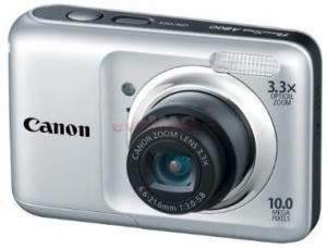 Canon - Promotie Camera Foto Digitala PowerShot A800 (Argintie) + Incarcator + Card + Husa