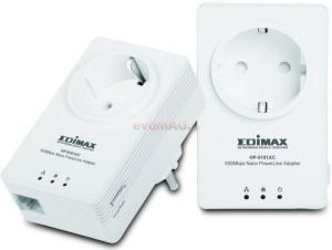 Edimax - Adaptor Powerline Edimax HP-5101ACK (Pachet dublu)
