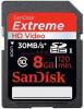Sandisk -  card sdhc extreme hd 8gb
