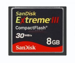 SanDisk - Card Extreme III Compact Flash 8GB