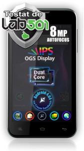 Allview -  Telefon Mobil P5 Alldro, 1GHz Dual-Core Cortex A9, IPS OGS LCD Gorilla Glass 4.3", 8MP, 4GB, Android 4.0, Wi-Fi, 3G, Dual Sim