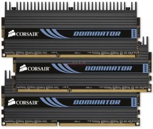 Corsair - Exclusiv evoMAG! Memorii DOMINATOR DHX DDR3, 3x1GB, 1600MHz (XMP 1.2)