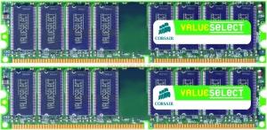 Corsair - Memorii Value Select DDR2, 2x1GB, 667MHz