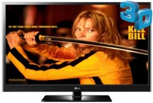 LG - Televizor Plasma 60" 60PZ250, Full HD, 3D, 600Hz, Dual XD Engine, 24p Real Cinema + CADOURI