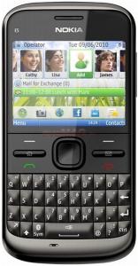 NOKIA - Telefon Mobil NOKIA E5, 600 MHz, Symbian 9.3, TFT 2.36", 5MP, 250MB (Gri)