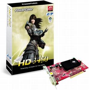 PowerColor - Placa Video Radeon HD 3450 AGP