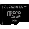 Ridata - card micro sd 2gb + 2