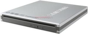 Samsung - DVD-Writer SE-T084P, Slim, USB 2.0, Retail (Argintiu)
