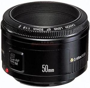 Canon -  Promotie Obiectiv Foto EF 50mm/1:1.8 II