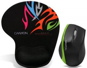 Canyon - Kit Mouse Optic si Mouse Pad CNR-MSPACK4 (Verde)