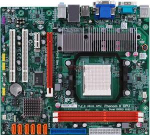 ECS - Placa de Baza A880GM-M7, AMD 880G+SB710, AM3, DDR III, PCI-E 16x