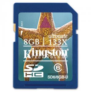 Kingston - Card SDHC 8GB (Class6) Ultimate