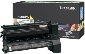 Lexmark - Toner Lexmark 15G042Y (Galben - de mare capacitate - program return)