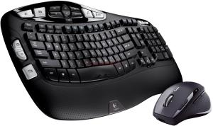 Logitech - Promotie Kit Tastatura si Mouse Cordless Desktop Wave Pro