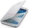 Samsung - Husa Flip EFC-1J9FWEGSTD pentru Galaxy Note II N7100 (Alba)