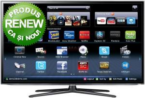 Samsung - RENEW!   Televizor LED Samsung 40" UE40ES6100, Full HD, 3D, Smart TV, Wireless, Web Browser, Clear Motion Rate 200, 2 perechi de ochelari