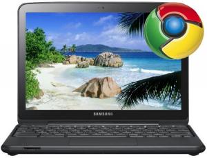 Samsung -  Laptop Chromebook XE500C21-H01US (Intel Atom N570, 12.1", 2GB, 16GB SSD, Video NM10 Onboard, 3G, Alb, Chrome OS)