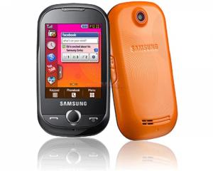 SAMSUNG - Promotie Telefon Mobil S3650 Corby (Festival Orange) (Un cadou frumos de Dragobete)