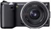 Sony - Camera Foto Digitala NEX-5D (Neagra) cu Obiective SEL-16F28 si SEL 18-55mm + Geanta LCS-X10