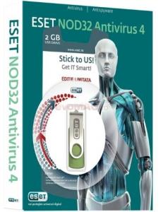 Eset - Promotie! Antivirus NOD32 v4 Home Edition  + CADOU