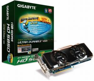 GIGABYTE - Placa Video Radeon HD 5850