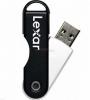Lexar - Stick USB Lexar JumpDrive TwistTurn, 16GB (Alb/ Negru)