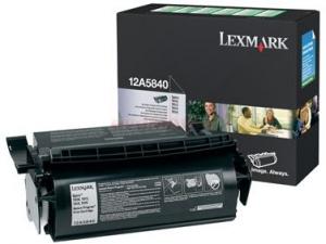 Lexmark - Toner Lexmark 12A5840 (Negru - program return)