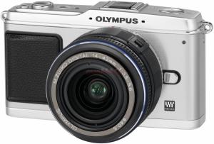 Olympus - Cel mai mic pret! Camera Foto Pen E-P1 Argintie (Body + Obiectiv M.ZUIKO DIGITAL 14-42mm 1:3.5-5.6 negru)