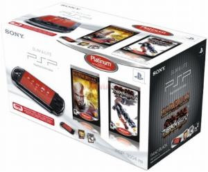 Sony - Consola Playstation Portable (Negru) + joc Tekken Dark Resurrection + joc God of War: Chains of Olympus