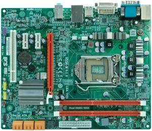 ECS - Placa de baza H55H-M, Intel H55, LGA 1156, DDR III, PCI-E 16x (Bulk)