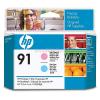 HP - Cap printare HP 91 (Magenta deschis / Cyan deschis)