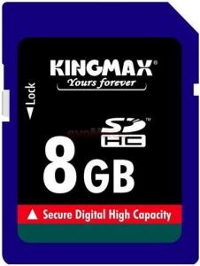 Kingmax -  Card Kingmax SDHC 8GB (Class 4)