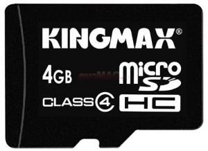 Kingmax - Card microSD 4GB (Class 4) + Card Reader
