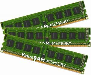 Kingston - Cel mai mic pret! Memorii ValueRAM DDR3, 3x2GB, 1333MHz