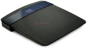 Linksys -  Router Wireless E3200, Gigabit, DualBand, 300 Mbps, USB + Cadou Licenta Panda Antivirus Pro 2012, 1 an, 3 utilizatori