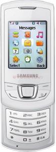 Samsung -  Telefon Mobil E2550 Monte Slide&#44; TFT 2.0&quot;&#44; 1.3MP&#44; 13MB (Alb)