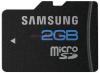 Samsung - card memorie microsd 2gb + adaptor sd