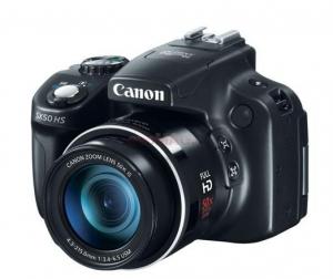 Canon -  Aparat Foto Digital Canon PowerShot SX50 HS, Full HD, 12 MP, Zoom Optic 50x