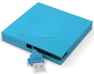LaCie - HDD Extern Skwarim (Karim Rashid), 60GB, USB 2.0, Albastru