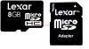 Lexar - card microsdhc 8gb
