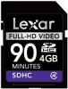 Lexar - card sdhc 4gb