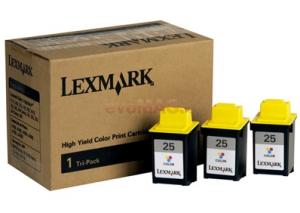 Lexmark - Cartus cerneala Nr. 25 (Color - 3 cartuse de mare capacitate)