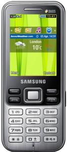 Samsung - Telefon Mobil C3322, TFT 2.2", 2MP, 45MB, Dual SIM (Negru)