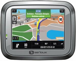 Serioux - Promotie  Sistem de Navigatie UrbanPilot Q408, 468 MHz, Microsoft Windows CE 5.0, TFT Touchscreen 3.5", Harta Romania