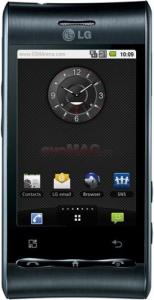LG - Telefon Mobil GT540, 600MHz, Android OS v1.6, TFT resistive touchscreen 3.0'', 3.15MP, 139MB (Negru)