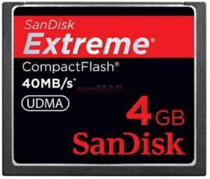 SanDisk -  Card SanDisk Compact Flash 4GB Extreme
