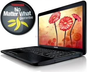 Toshiba - Reducere de pret Laptop Satellite C660-108 (Core i3-370M, 15.6" LED, 3GB, 320GB, GMA HD, Win7)