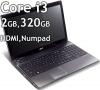 Acer - Promotie Laptop Aspire 5741-352G32Mnck (Negru) (Core i3, 2GB, 320GB, HDMI, Numpad) + CADOURI